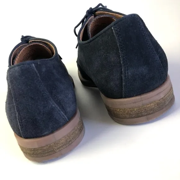 Alfani Eric Blue Suede Cap Toe Derby