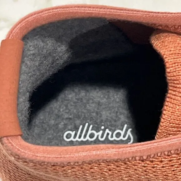 Allbirds Mens 14 Tree Topper High Top Shoes Burnt Orange Casual Sneakers NWB