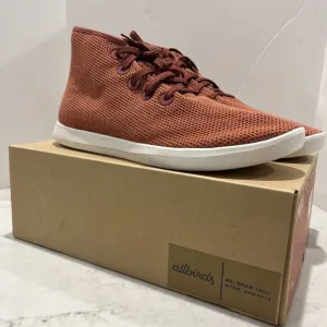 Allbirds Mens 14 Tree Topper High Top Shoes Burnt Orange Casual Sneakers NWB