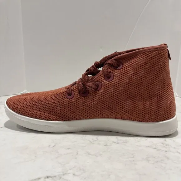 Allbirds Mens 14 Tree Topper High Top Shoes Burnt Orange Casual Sneakers NWB