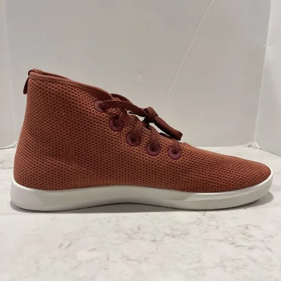 Allbirds Mens 14 Tree Topper High Top Shoes Burnt Orange Casual Sneakers NWB
