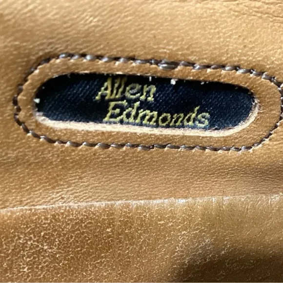 Allen Edmonds Ashton Split Toe Brown Leather Corporate Casual Shoes - Men's 11 B