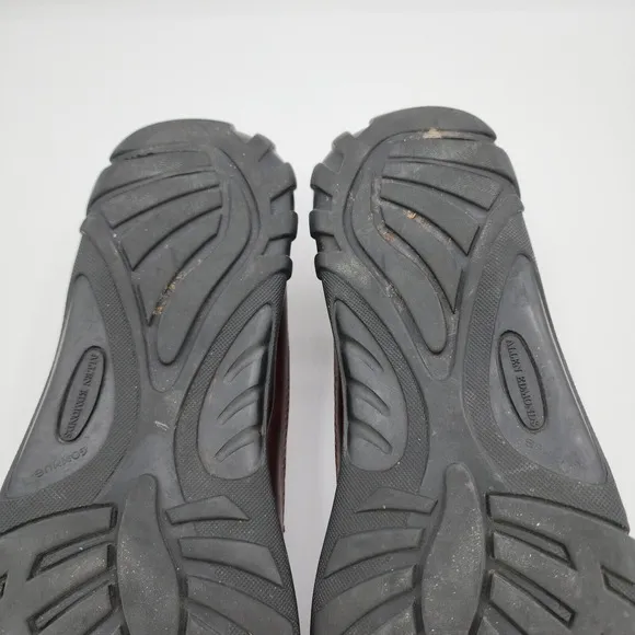 Allen Edmonds Boulder Driving Shoes Mens 9.5 D Brown Leather Stitched Moccasin