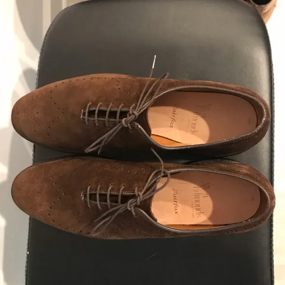 Allen Edmonds fairfax suede wholecut 8.5C NEW!