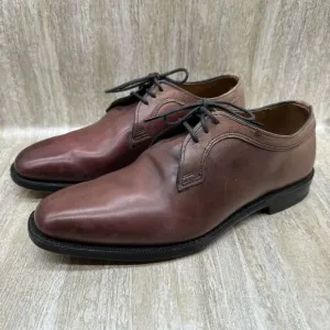Allen Edmonds Grantham Mens Leather Shoes 7D Oxblood‎ USA EXCELLENT!!!