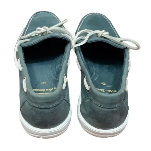 Allen Edmonds Men's Ely Leather Boat Shoes with Ties Size 7.5 D