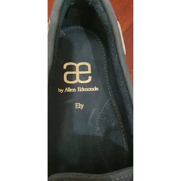 Allen Edmonds Men's Ely Leather Boat Shoes with Ties Size 7.5 D