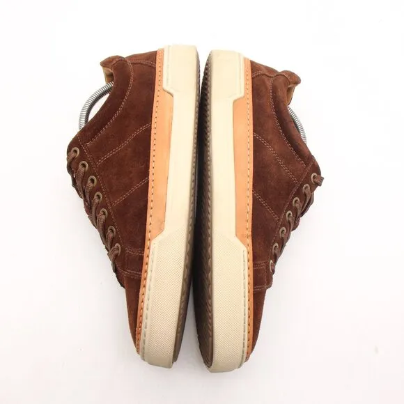 Allen Edmonds Porter City Shoes Men's Size 9 D Derby Sneaker Brown Suede