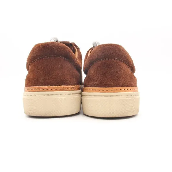 Allen Edmonds Porter City Shoes Men's Size 9 D Derby Sneaker Brown Suede