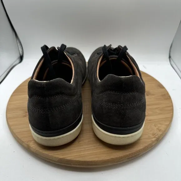 Allen Edmonds Porter Derby Mens Size 11.5 D Dress Shoes Brown Suede Sneakers