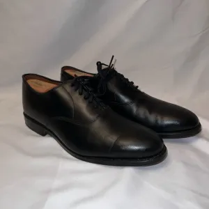 Allen Edmonds Shoes Black Leather Carlyle Derby Men's Size 9 1/2 8830 20224S