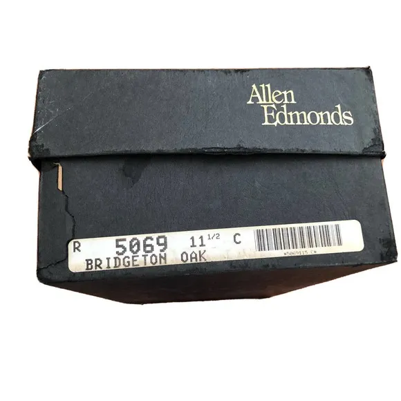 Allen Edmonds shoes Bridgeton Oak Leather Tassel Shawl Loafers Mens Sz 11.5 D