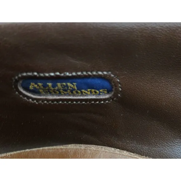 Allen Edmonds shoes Bridgeton Oak Leather Tassel Shawl Loafers Mens Sz 11.5 D