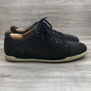 Allen Edmonds Shoes Mens 13D Porter Gray Suede Lace Up Sneakers