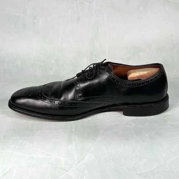 Allen Edmonds Shoes Mens Size 13 D Bel Air Black Wingtip Leather Oxford