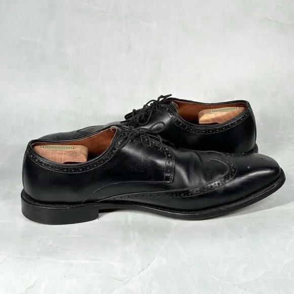 Allen Edmonds Shoes Mens Size 13 D Bel Air Black Wingtip Leather Oxford