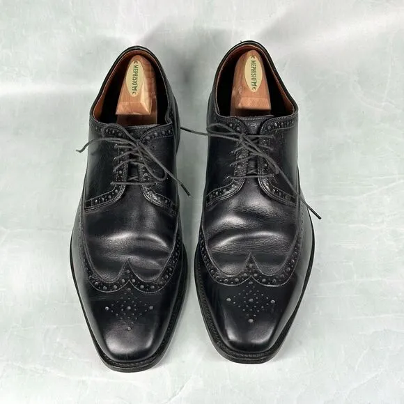 Allen Edmonds Shoes Mens Size 13 D Bel Air Black Wingtip Leather Oxford