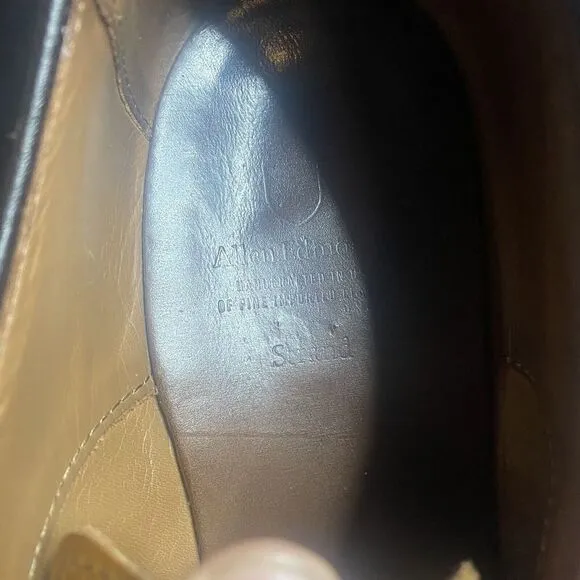Allen Edmonds Strand Cap Toe Oxford Lace Up Walnut Brown Leather Shoes Size 14