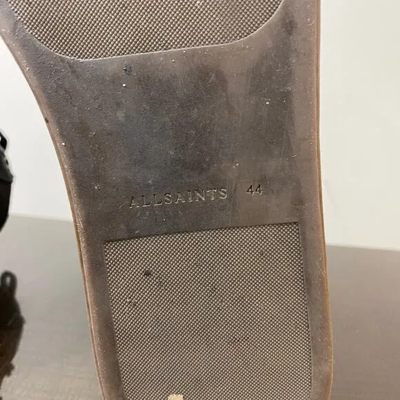 Allsaints Suede Leather High Top Sneakers Shoes Men's 44 US 10