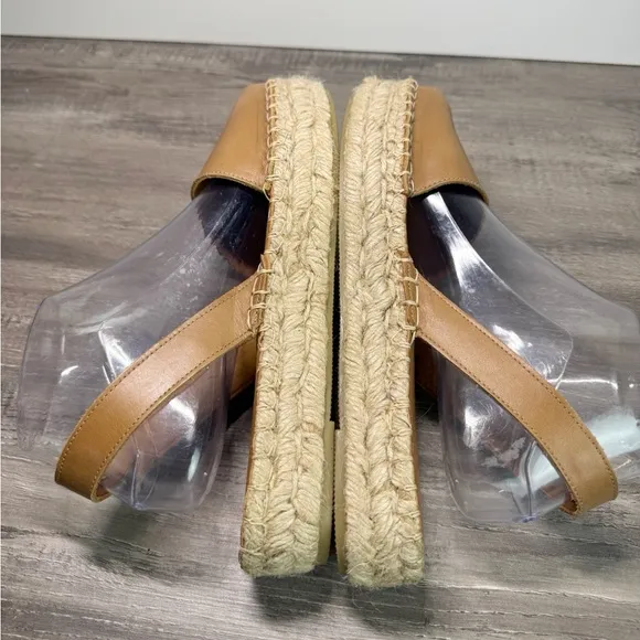 ALOHAS Ibiza handmade espadrille sandals tan size 38/US7.5 IMMACULATE