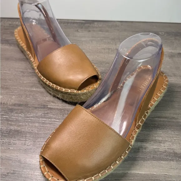 ALOHAS Ibiza handmade espadrille sandals tan size 38/US7.5 IMMACULATE