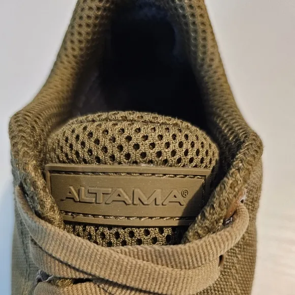 Altama Maritime Low Assault Fin Friendly Operator Olive Shoes Mens6.5/ Womens 8