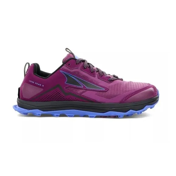 Altra Lone Peak 5 - RARE Plum - Running Shoes - NO TIE LACES - Womens Size 10.5