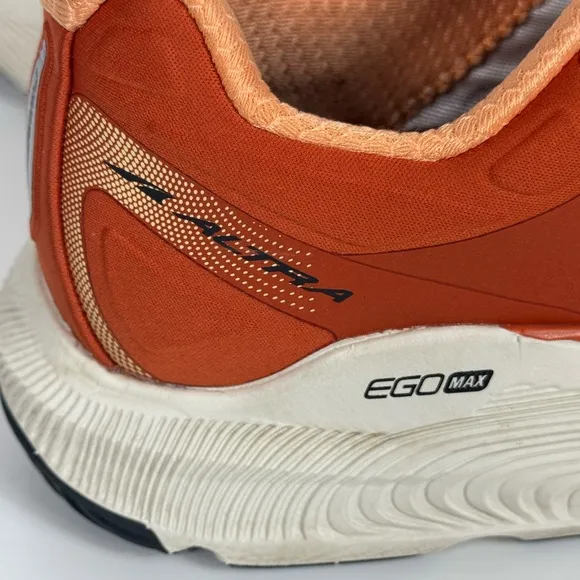 Altra Paradigm 6 Mens Size 8.5 Burnt Orange White Athletic Running Shoes