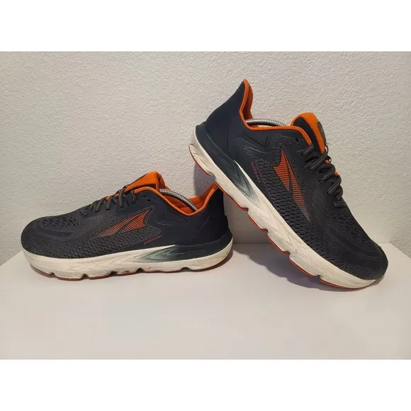 Altra Provision 6 Mens Size 11.5 Running Shoes Gray Orange Athletic Sneakers GUC