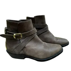 Alvarez by Peter Flowers women’s brown western leather ankle boots size 41/ 10.5