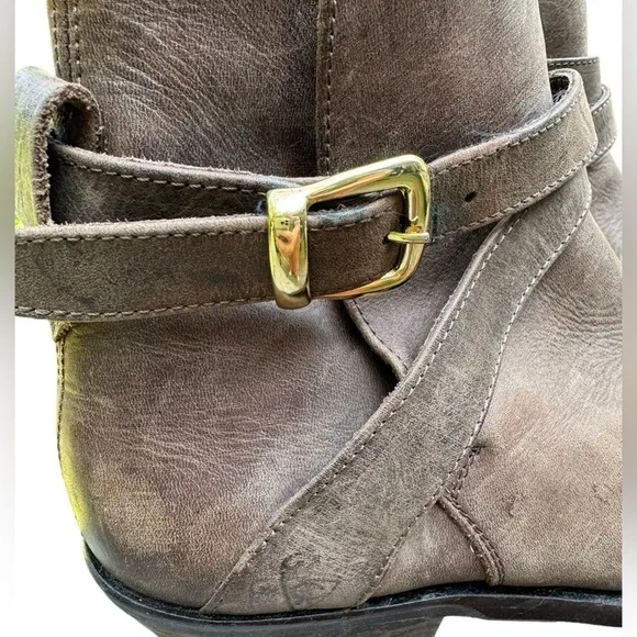Alvarez by Peter Flowers women’s brown western leather ankle boots size 41/ 10.5