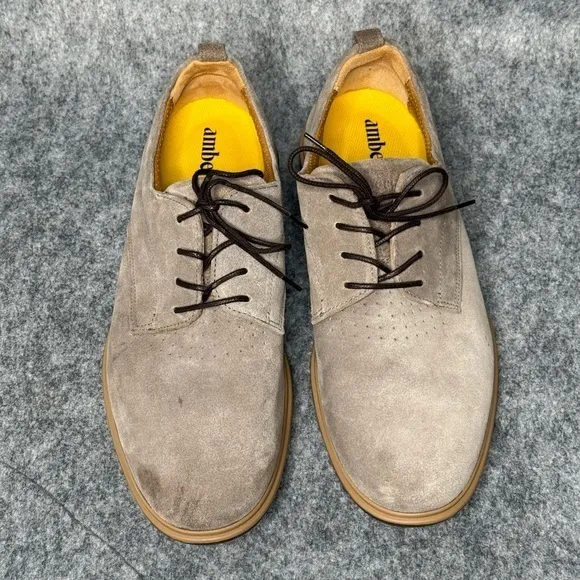 Amberjack The Original‎ Slate Gray Suede Shoes- Sz 10.5
