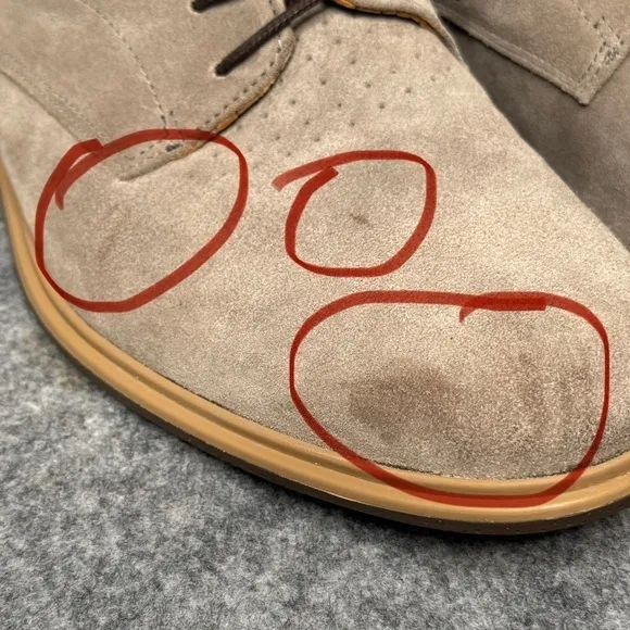 Amberjack The Original‎ Slate Gray Suede Shoes- Sz 10.5