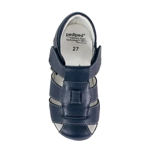 &quot;Pediped Sydney Kids Sandals, Navy, Size 8.5US&quot;. MSRP 55