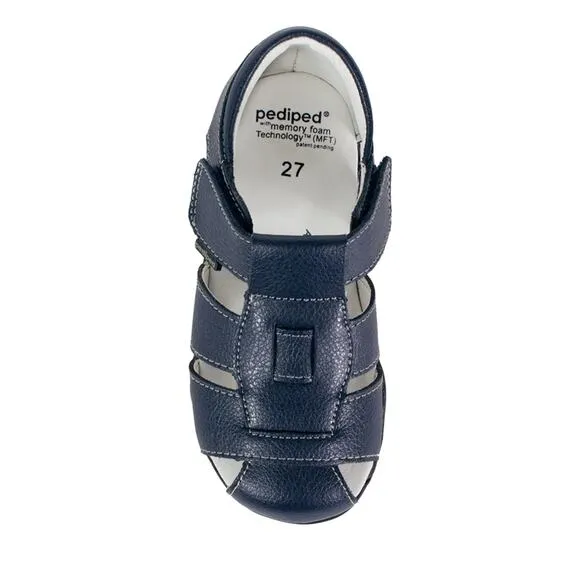 &quot;Pediped Sydney Kids Sandals, Navy, Size 8.5US&quot;. MSRP 55
