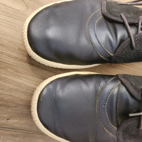 Android homme suede and leather shoes size 10