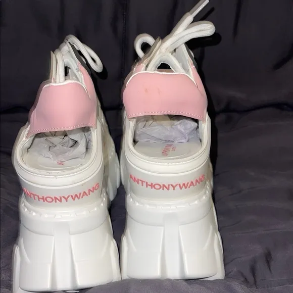 Anthony Wang collection Women's Multicolor Sneakers sz 7 gooseberry goth