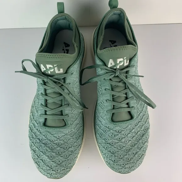 APL Athletic Propulsion Labs Men's Green Techloom Phantom Running Shoes Size 14