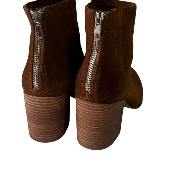 Aqua Women’s Dante Suede Pointed Toe Booties Size 10