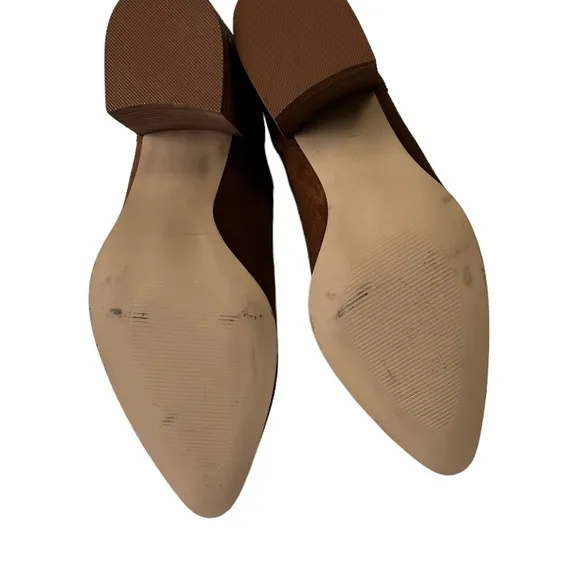 Aqua Women’s Dante Suede Pointed Toe Booties Size 10