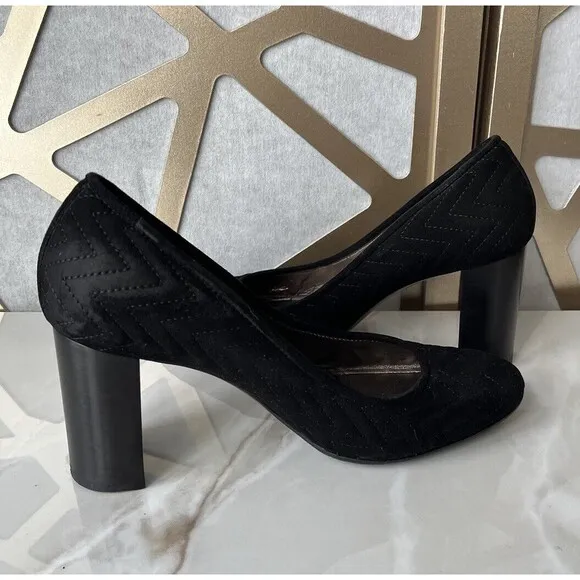 Aquatalia Marvin Italy womens shoes Pums Heels Suede Leather sz 8 Rts400$