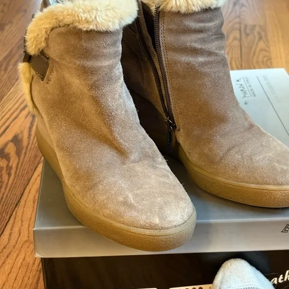 Aquatalia Suede Ankle Boots