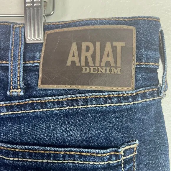 Ariat Men's M8 TekStretch Brawley Modern Slim Leg Jean 40 x 32 Dark Wash