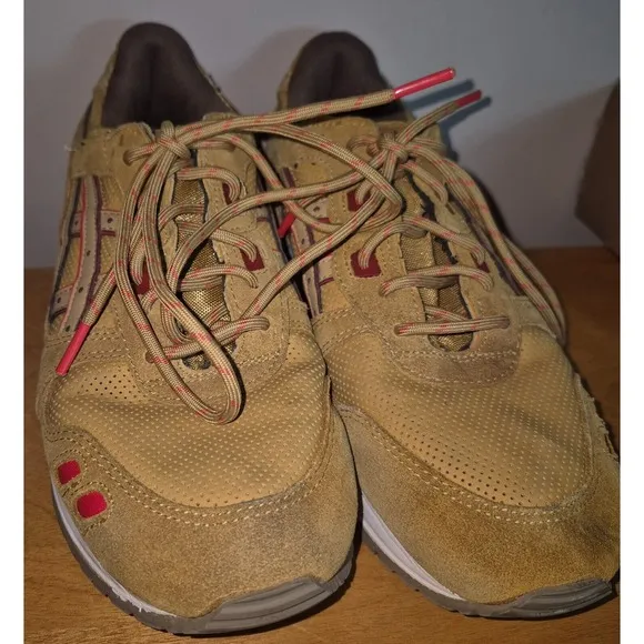 ASICS Gel Lyte 3 Honey Mustard H427 Athletic Shoes Men's 8.5 RARE HTF