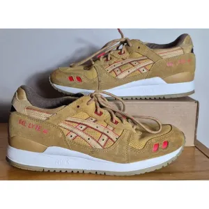 ASICS Gel Lyte 3 Honey Mustard H427 Athletic Shoes Men's 8.5 RARE HTF