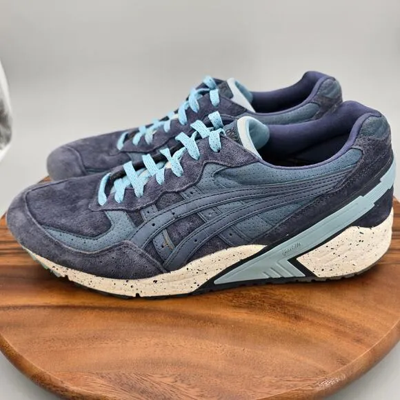 Asics Gel Sight Ronnie Fieg Shoes Men's 11 Blue Suede Leather Athletic Sneakers