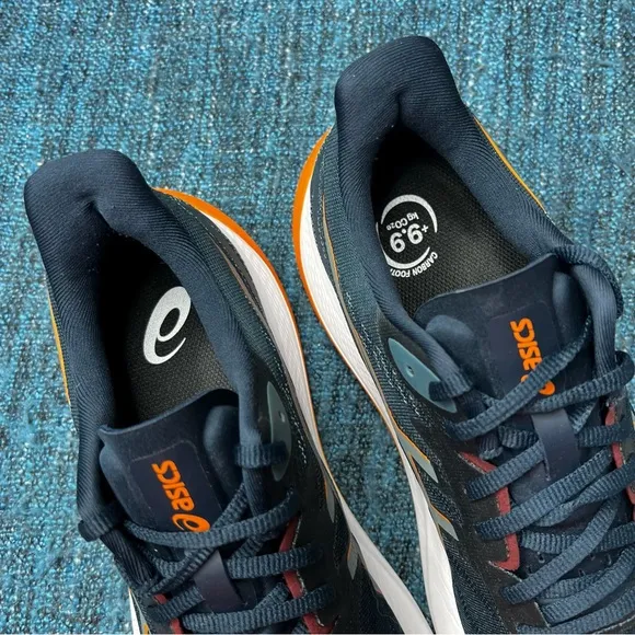 Asics GT 2000 12 Running Shoes in French Blue Foggy Blue Orange