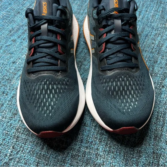 Asics GT 2000 12 Running Shoes in French Blue Foggy Blue Orange