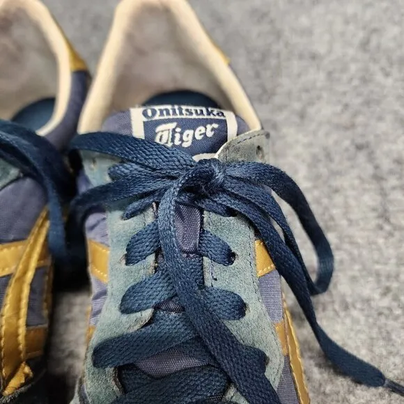 Asics Onitsuka Tiger Shoes Serrano Navy / Gold Men's Size 7