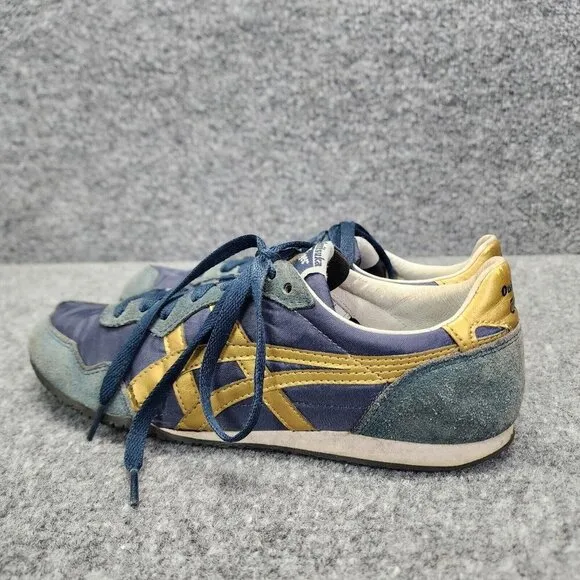 Asics Onitsuka Tiger Shoes Serrano Navy / Gold Men's Size 7